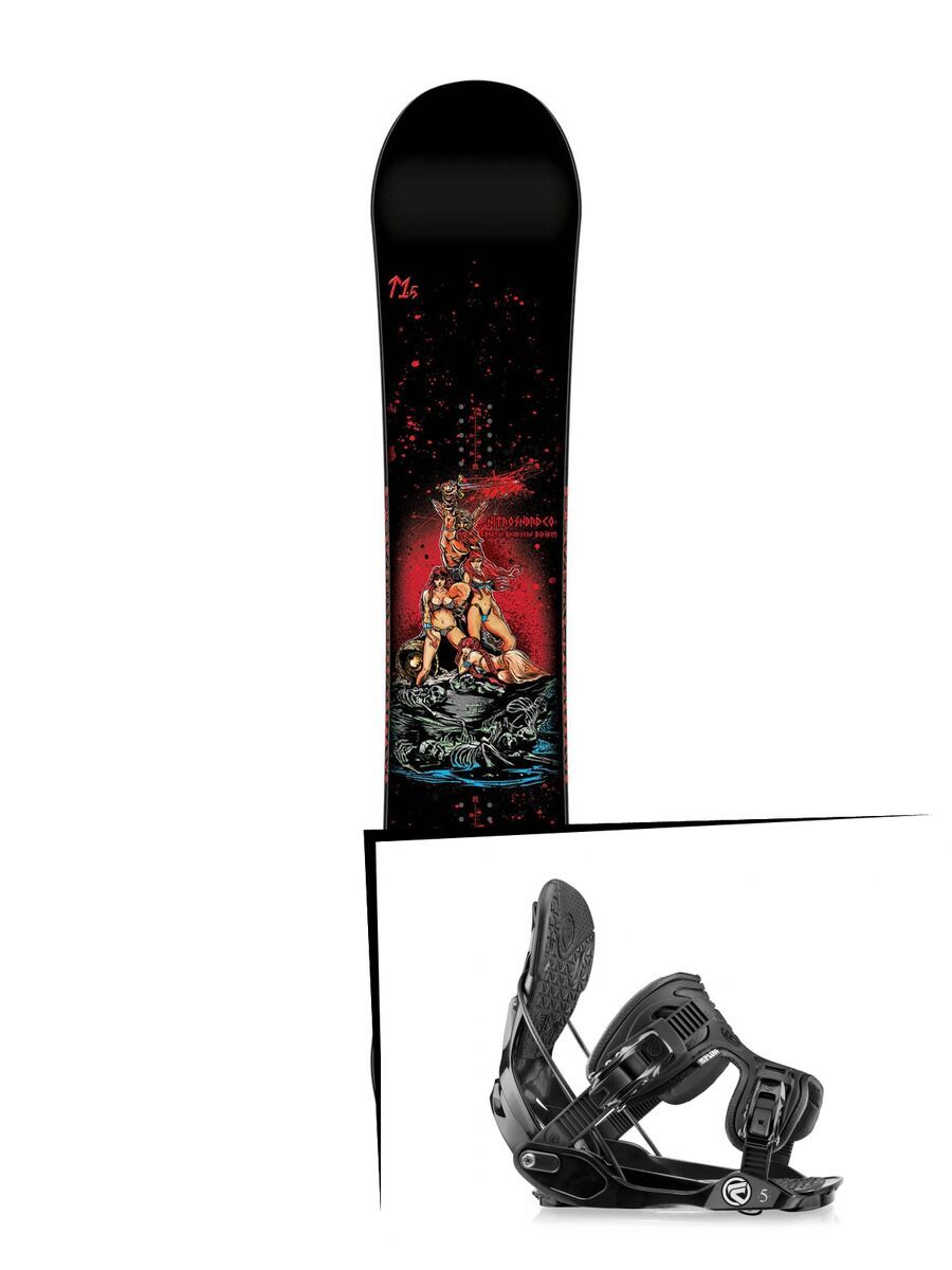 Set: Nitro Viking One-Off (Gjermund, Torgeir, Nils) 2015 + Flow Five (1181323S) - Bild 1