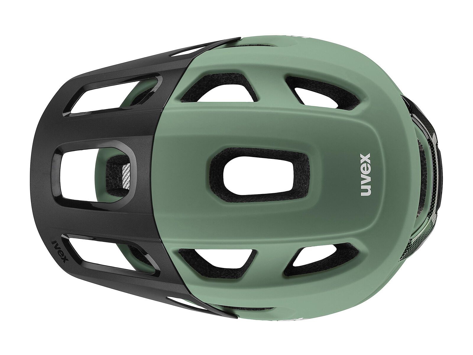 uvex react MIPS, moss green-black matt - Bild 4