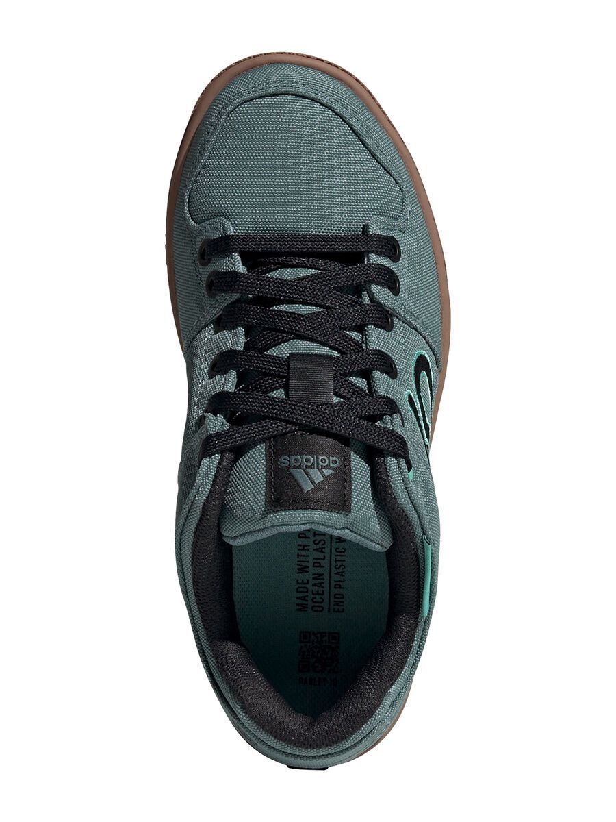 Five Ten Freerider Canvas Women, hazy emerald/core black/acid mint - Bild 9