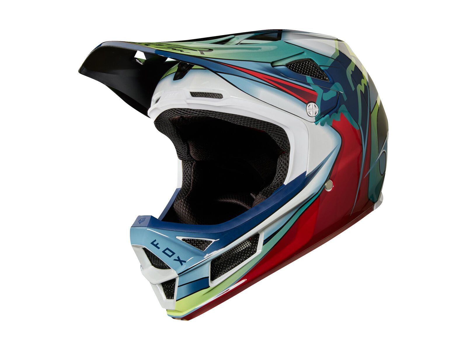 Fox Rampage Pro Carbon Kustom, white/red/black - Bild 1