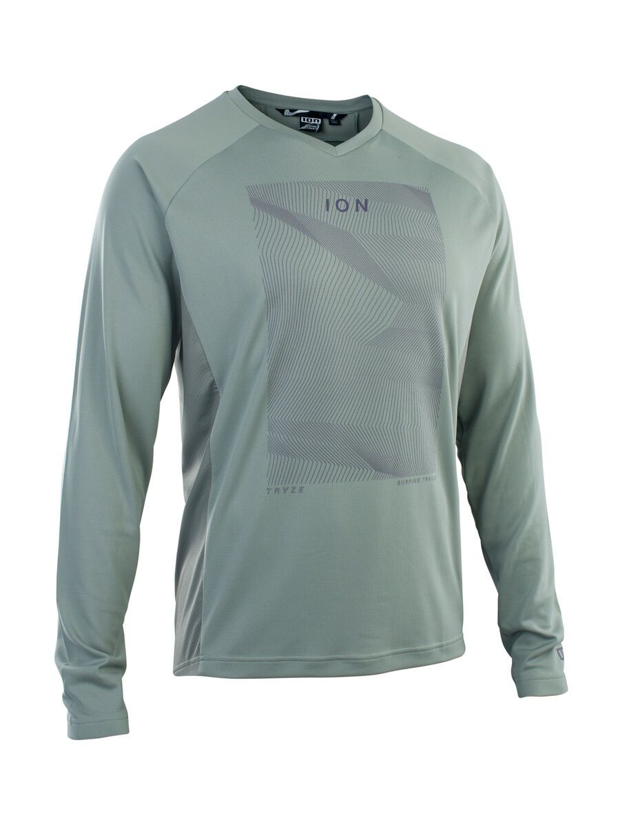 ION Jersey Traze Longsleeve Men, sea-grass - Bild 1