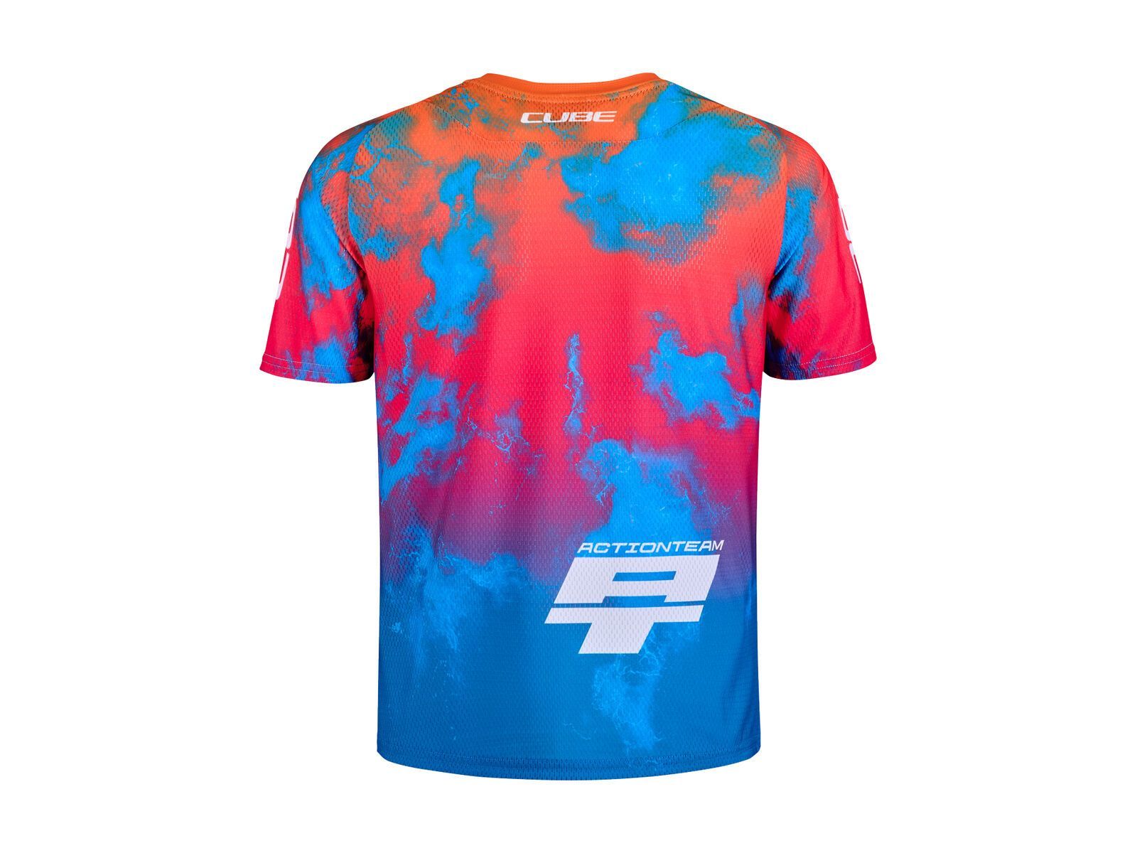 Cube MTB Trikot Rookie X Actionteam kurzarm, blue´n´pink´n´orange - Bild 2