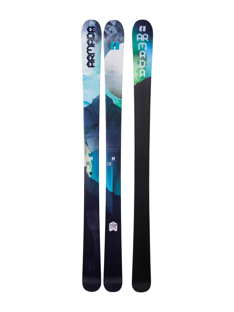 Set: Armada Victa 93 2018 + Salomon Warden MNC 13 white/black/orange - Bild 2