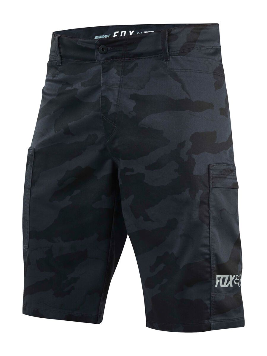 Fox Sergeant Camo Short with Liner, black camo - Bild 1