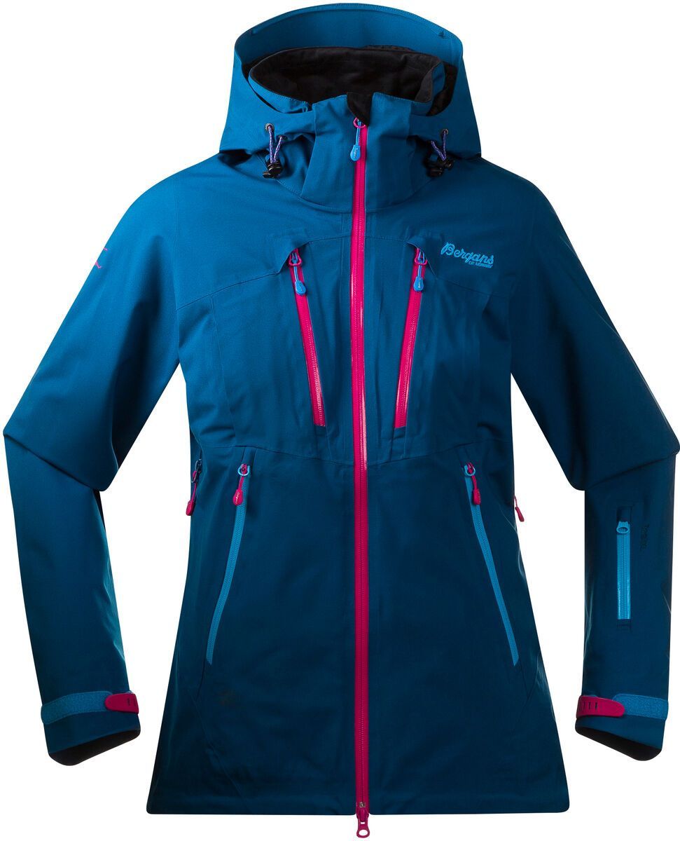 Bergans Trolltind Lady Jacket, dp sea/hot pink/br seablue - Bild 1