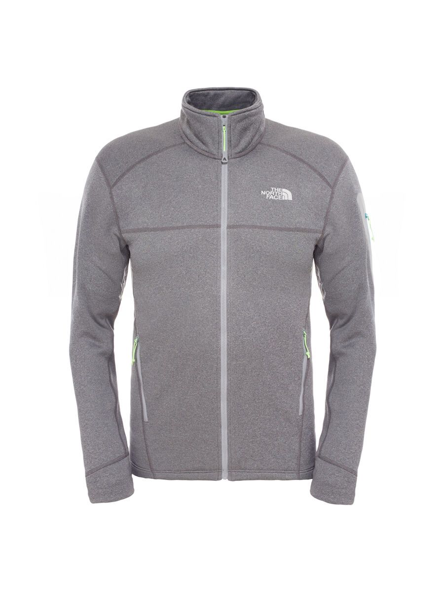 The North Face Mens Hadoken Full Zip Jacket, monument grey heather - Bild 1