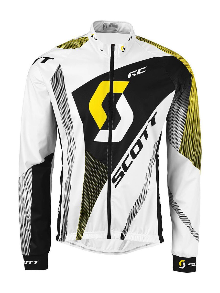 Scott Windbreaker RC Pro Jacke, white/yellow rc - Bild 1