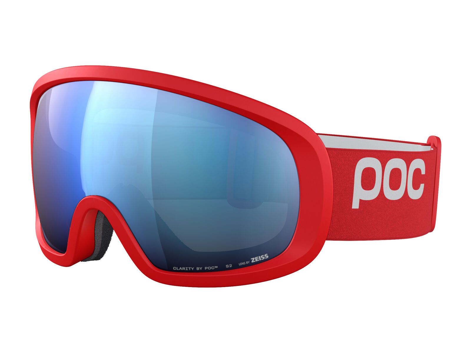 POC Fovea Mid, Clarity Hi. Intense Partly Sunny Blue / prismane red - Bild 1