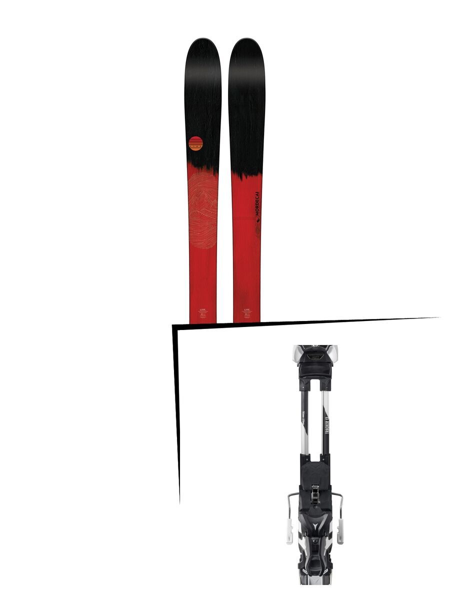 Set: Line Mordecai 2018 + Atomic Tracker 13 MNC black/silver - Bild 1