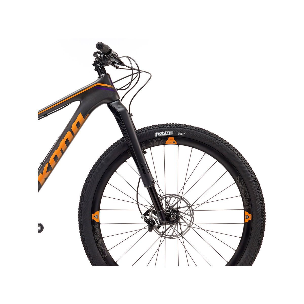 Kona Hei Hei Race Supreme, matt carbon/orange/purple - Bild 5