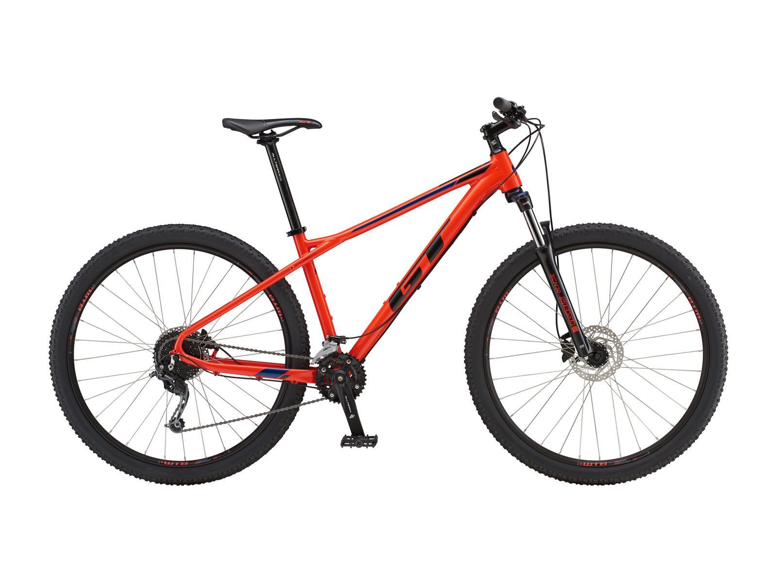 GT Avalanche Comp 27.5, gloss red w/ black and deep navy - Bild 1