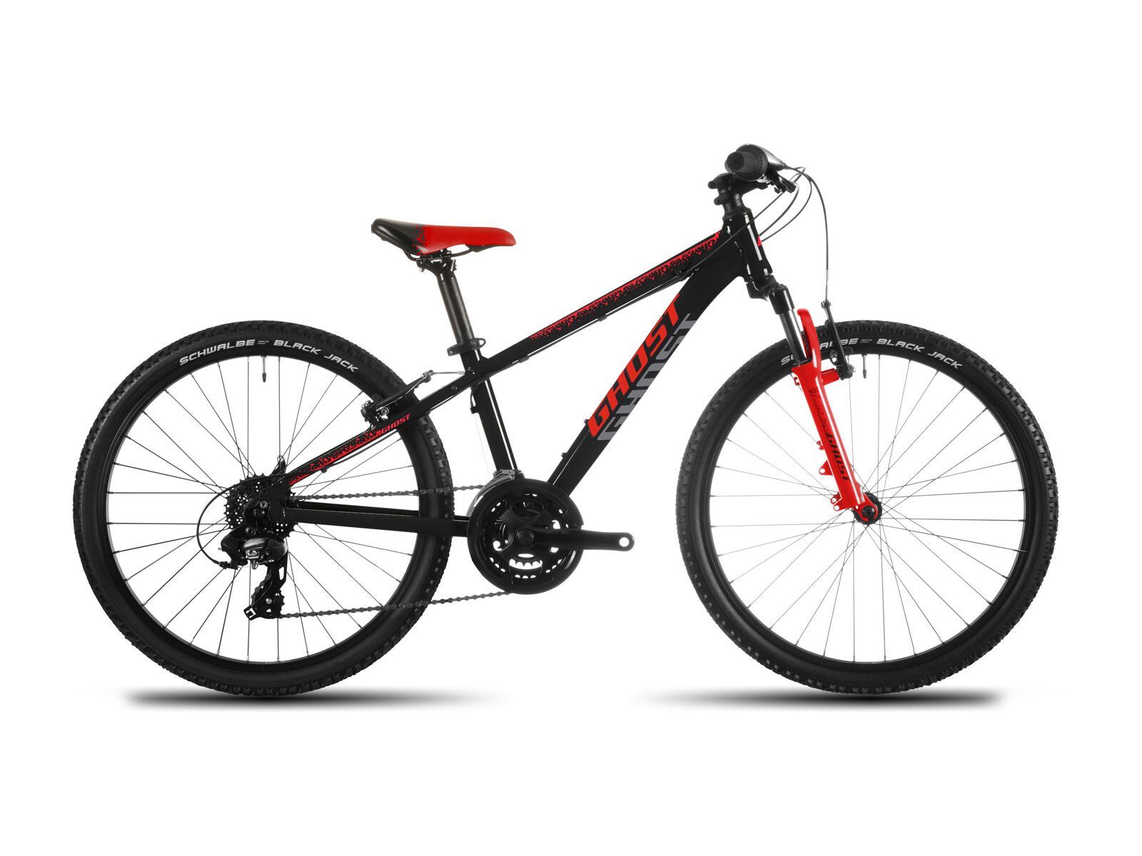 Ghost Powerkid 24, black/red/gray - Bild 1