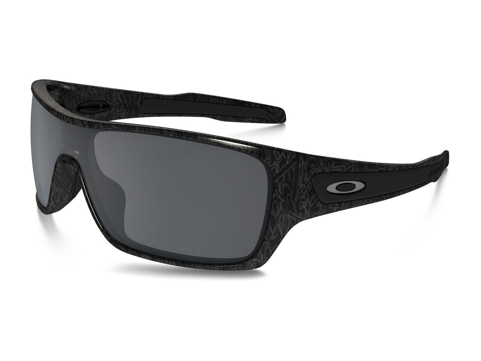 Oakley Turbine Rotor, ghost text/Lens: black iridium - Bild 1