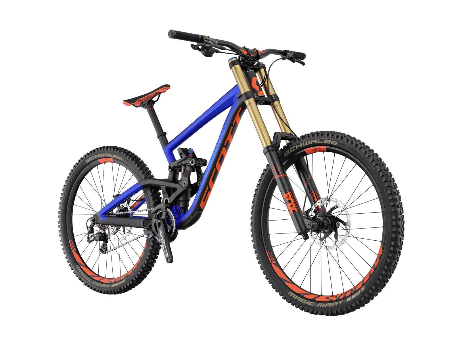 Scott Gambler 710, black/blue/orange - Bild 2