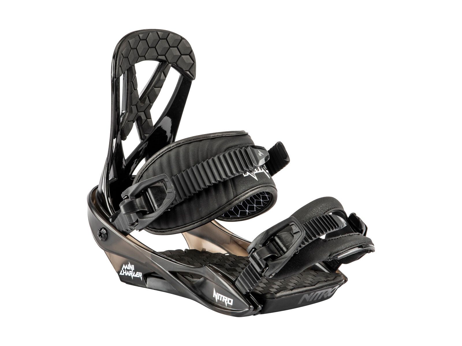 *** 2. Wahl *** Nitro Charger Mini 2020, black - Snowboardbindung | Größe S // 33,5-38 - Bild 1