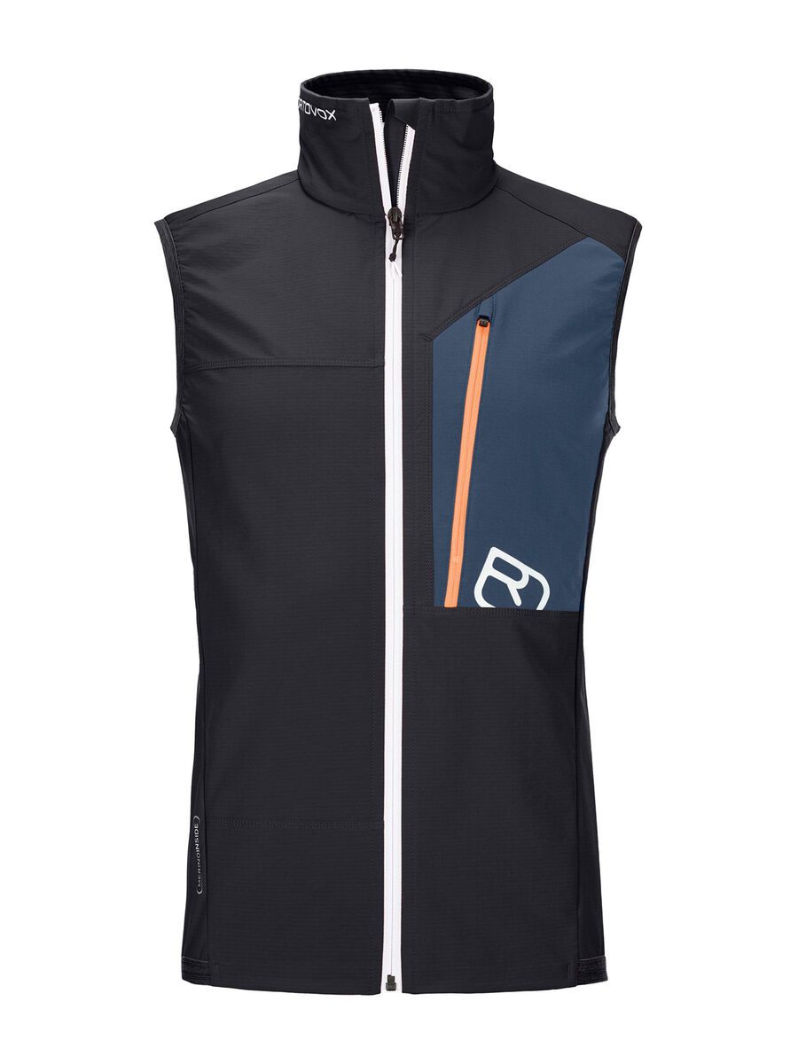 Ortovox Merino Airsolation Berrino Vest M, black raven - Bild 1