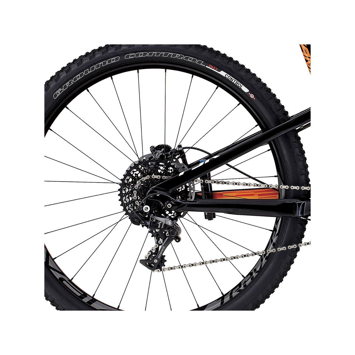 Specialized Camber FSR Expert Carbon 29, gloss carbon/gallardo orange/white - Bild 4