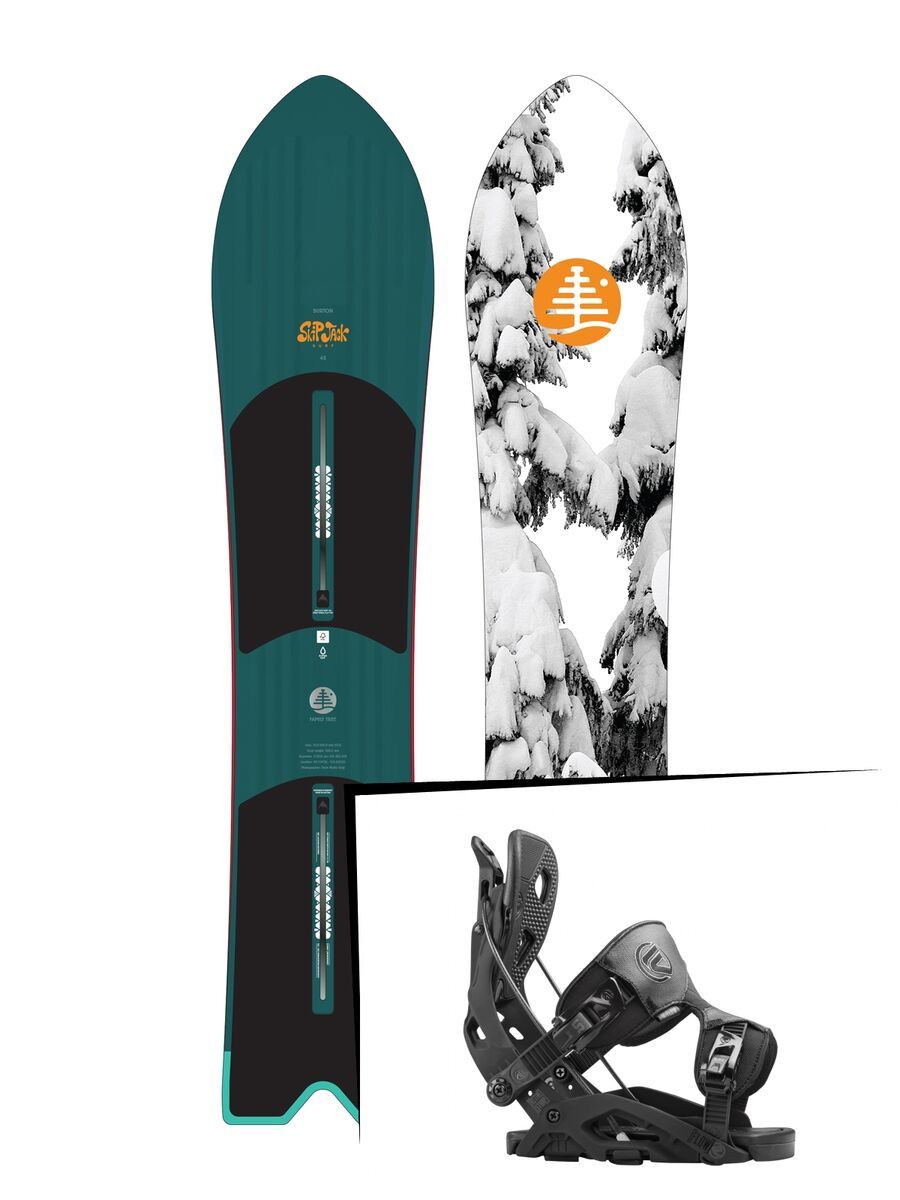 Set: Burton Skipjack Surf 2017 + Flow Fuse (1513139S) - Bild 1