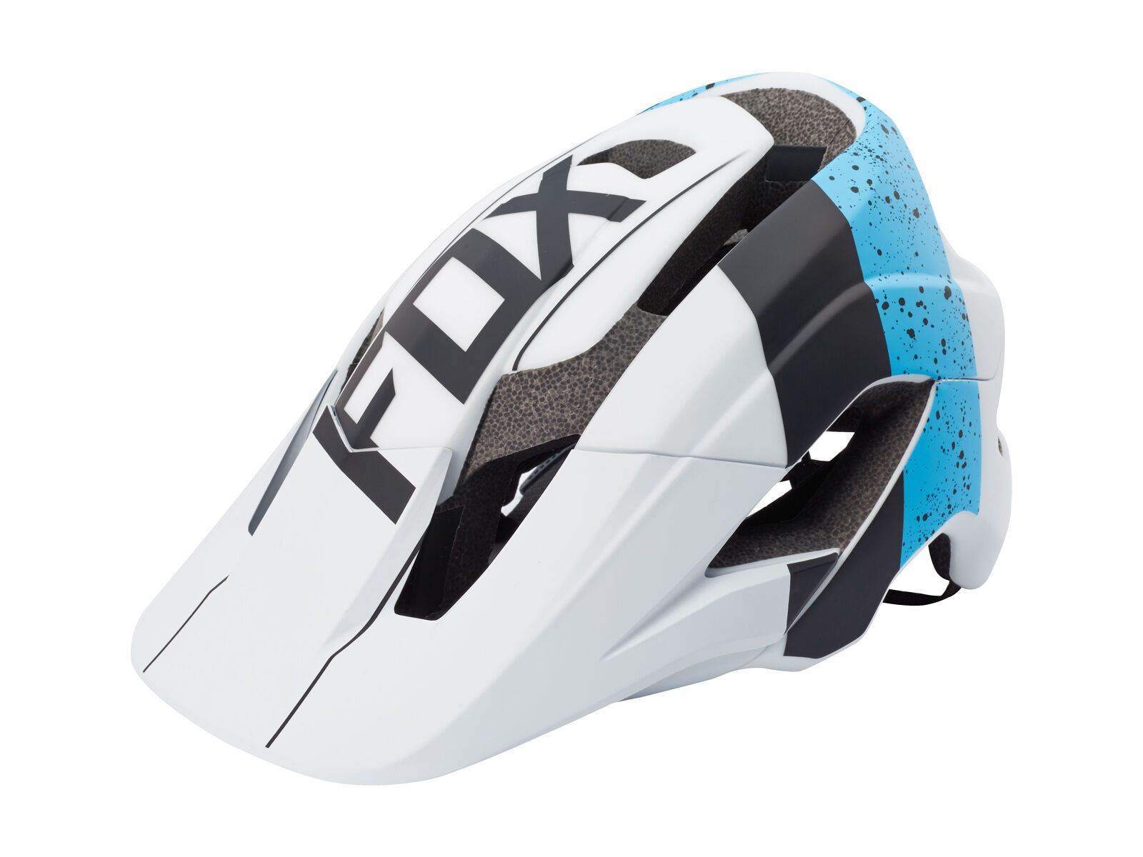 Fox Metah Kroma Helmet, blue white - Bild 1