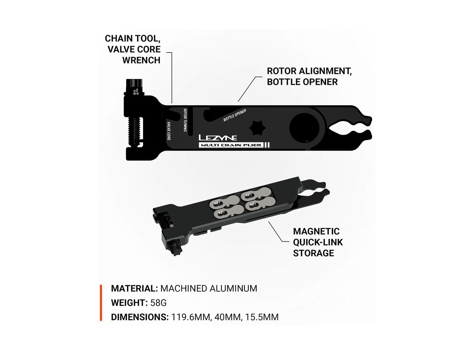 Lezyne Multi Chain Pliers, black - Bild 5