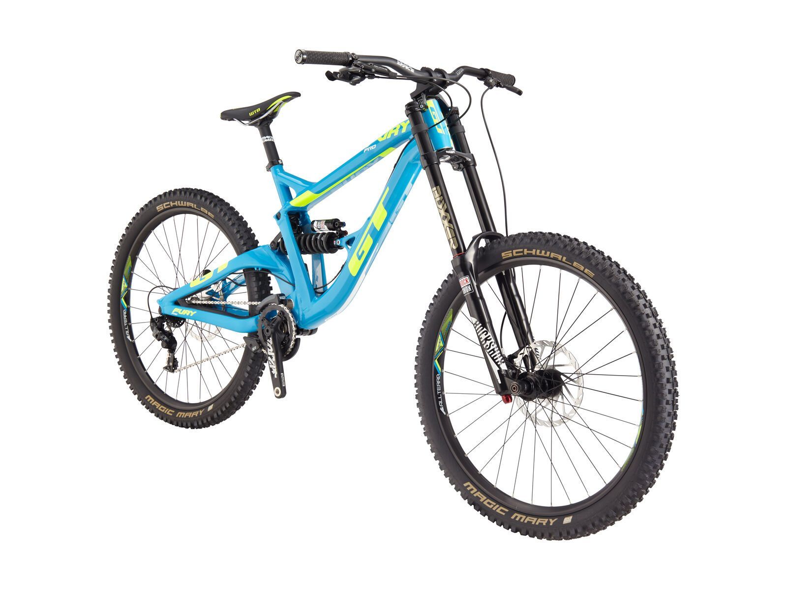 GT Fury Pro SRAM, process cyan & neon yellow - Bild 4