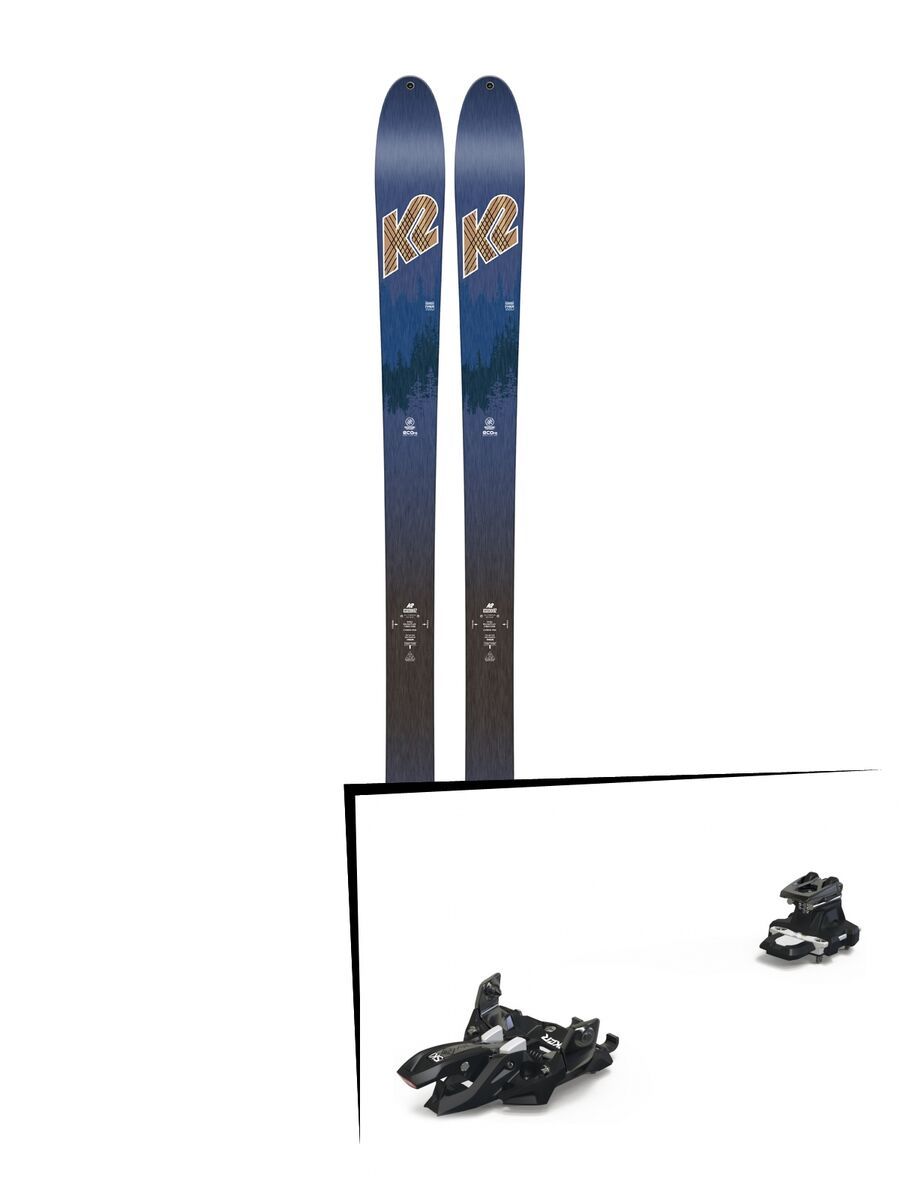 Set: K2 SKI Wayback 82 ECOre 2018 + Marker Alpinist 12 black/titanium - Bild 1