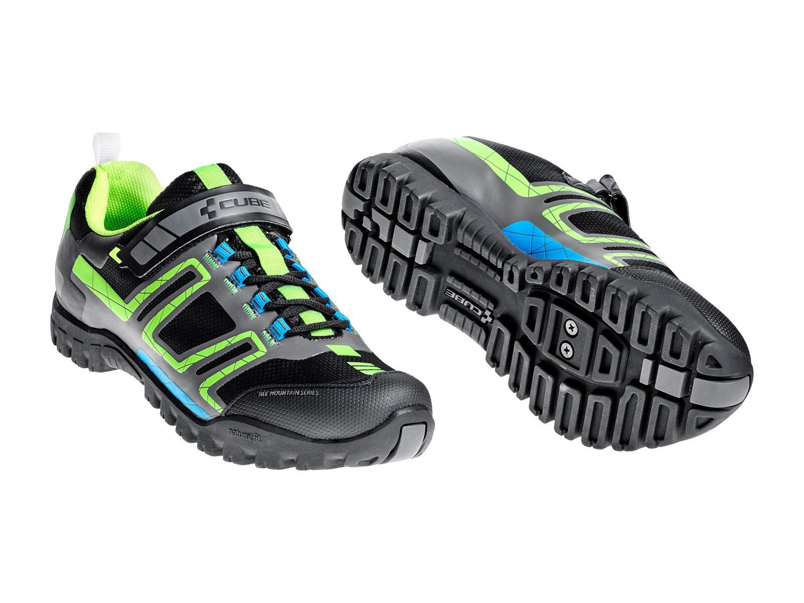 Cube Schuhe All Mountain, black´n´green´n´blue - Bild 1