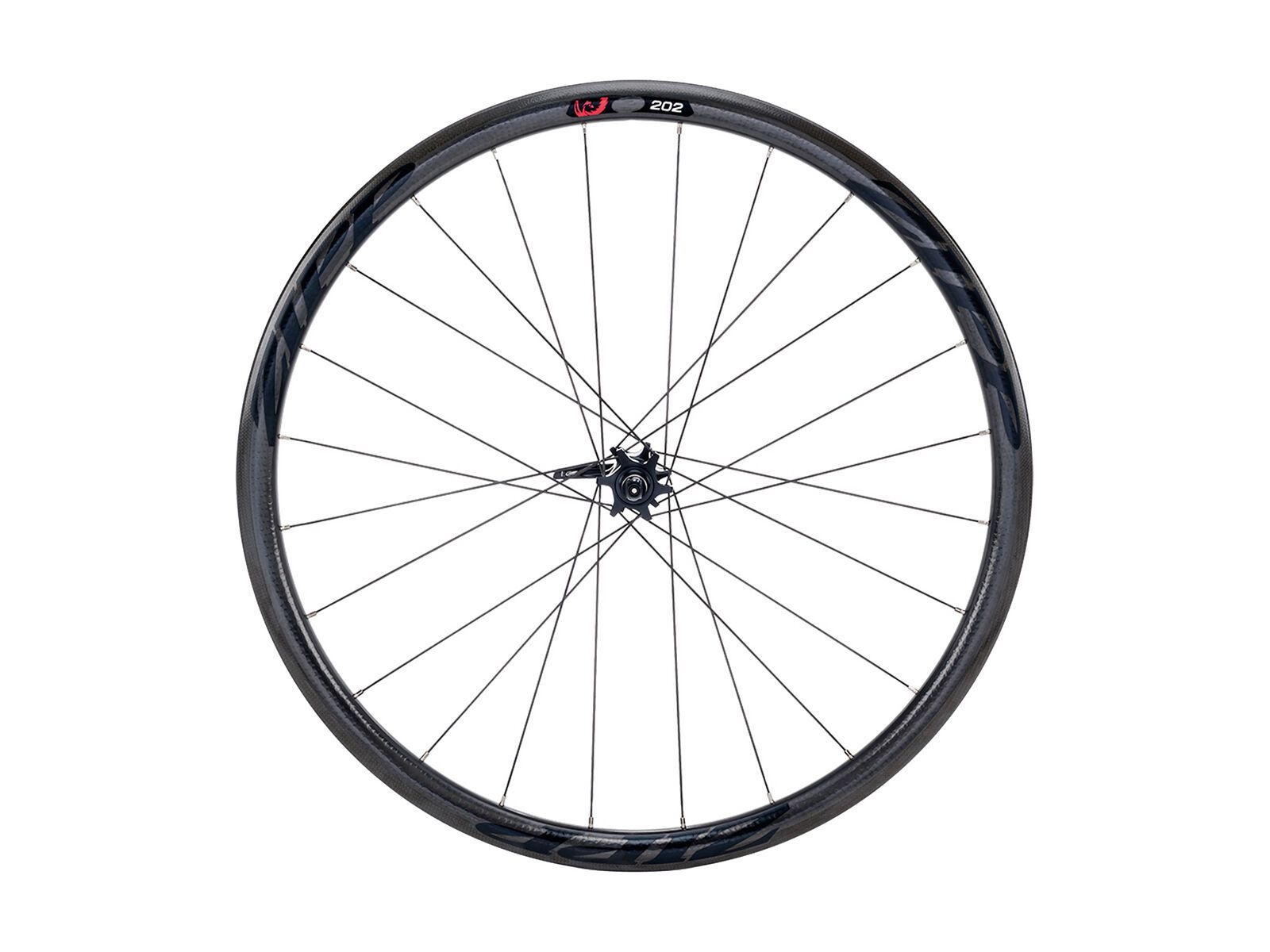 Zipp 202 Tubular, schwarz / schwarze Aufkleber - Bild 1