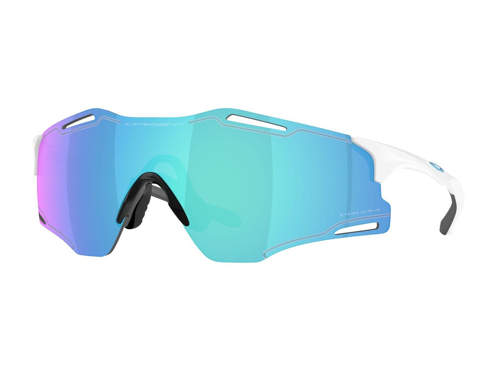 Oakley Cybr Zero Cyber Collection, Prizm Sapphire / polished white - Bild 1