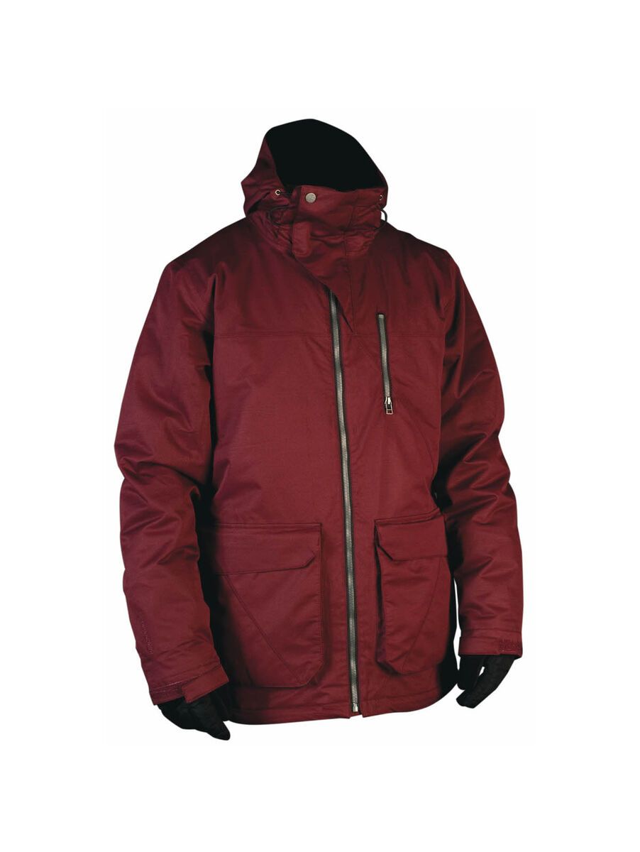 Nitro Vex Jacket, Maroon Slub Twill - Bild 1
