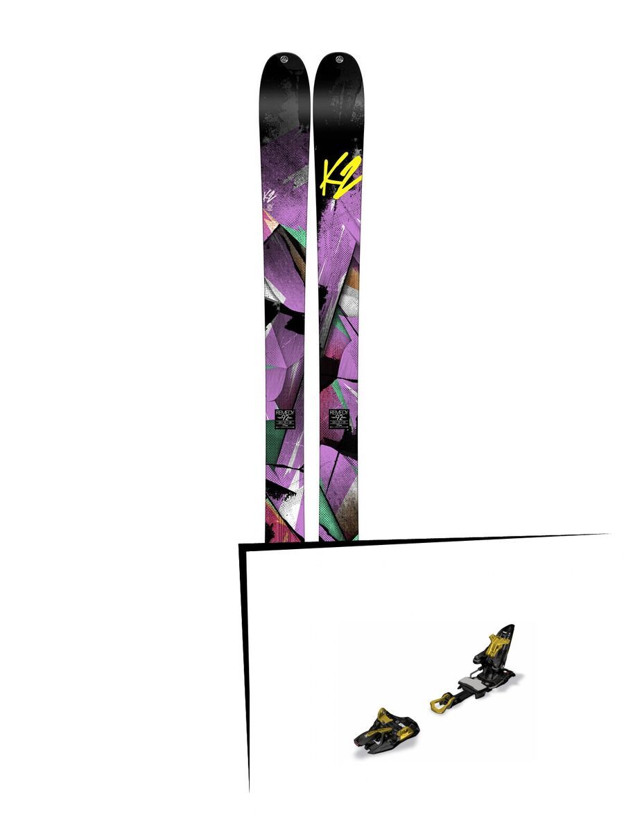 K2 SKI Set: Remedy 92 2015 + Marker Kingpin 10 - Bild 1