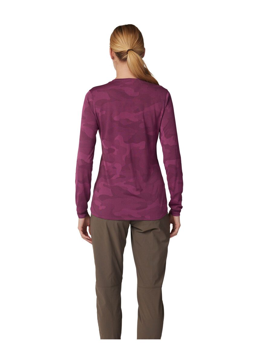 Fox Womens Ranger Tru Dri LS Jersey, sangria - Bild 4