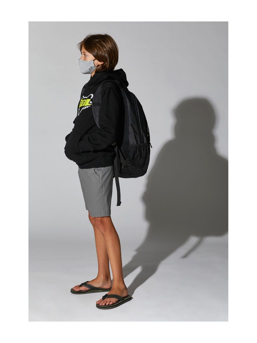 Fox Youth Face Mask (nicht retournierbar), heather grey - Bild 6