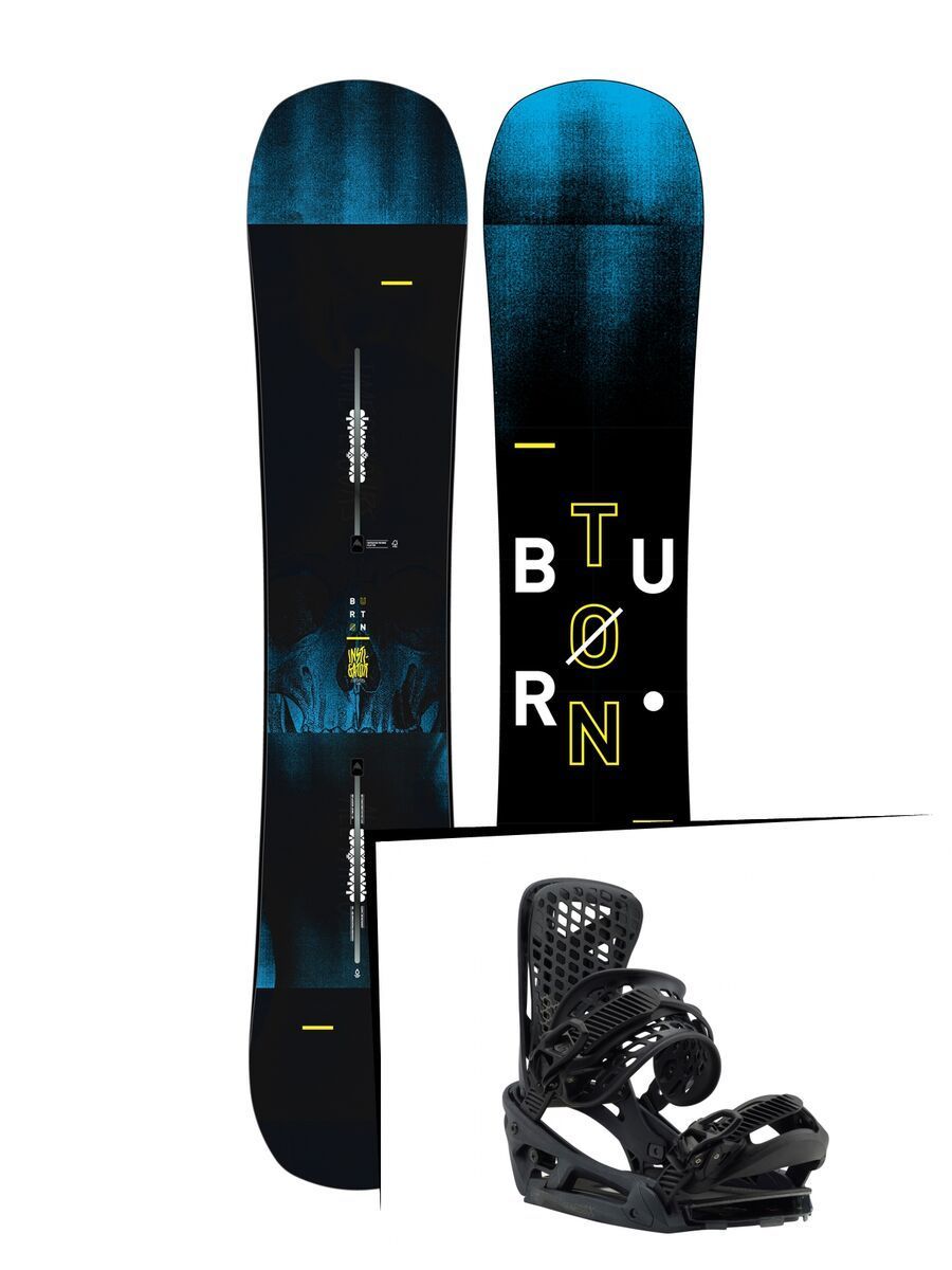 Set: Burton Instigator Wide 2019 + Burton Genesis X EST black marble - Bild 1