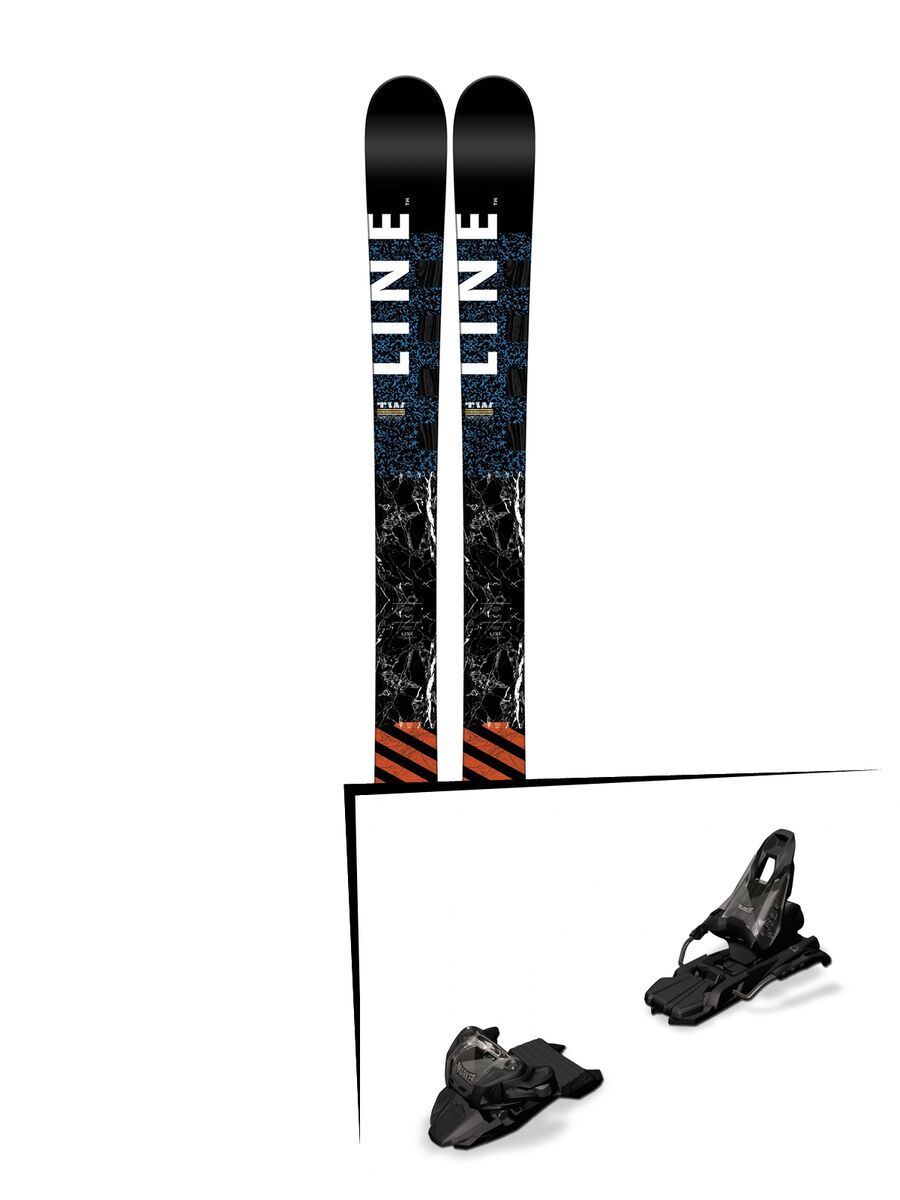 Set: Line Wallisch Shorty 2017 + Marker Free Ten inkl. Screw-Kit (1685470) - Bild 1