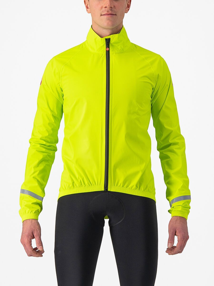 Castelli Emergency 2 Rain Jacket, electric lime - Bild 2