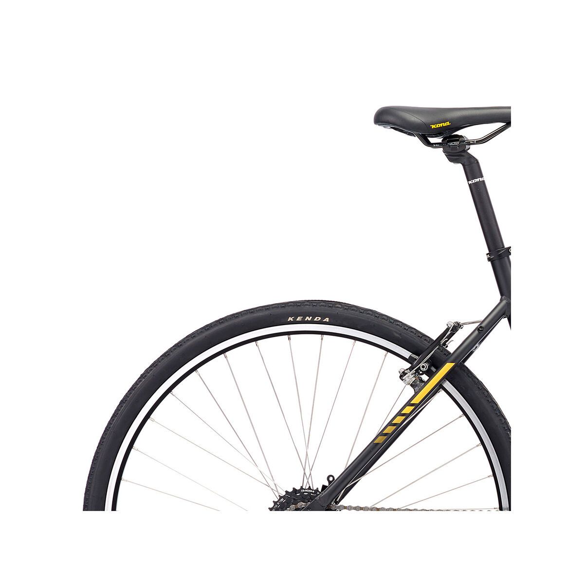 Kona Dew City, matt black w/ yellow decals - Bild 6