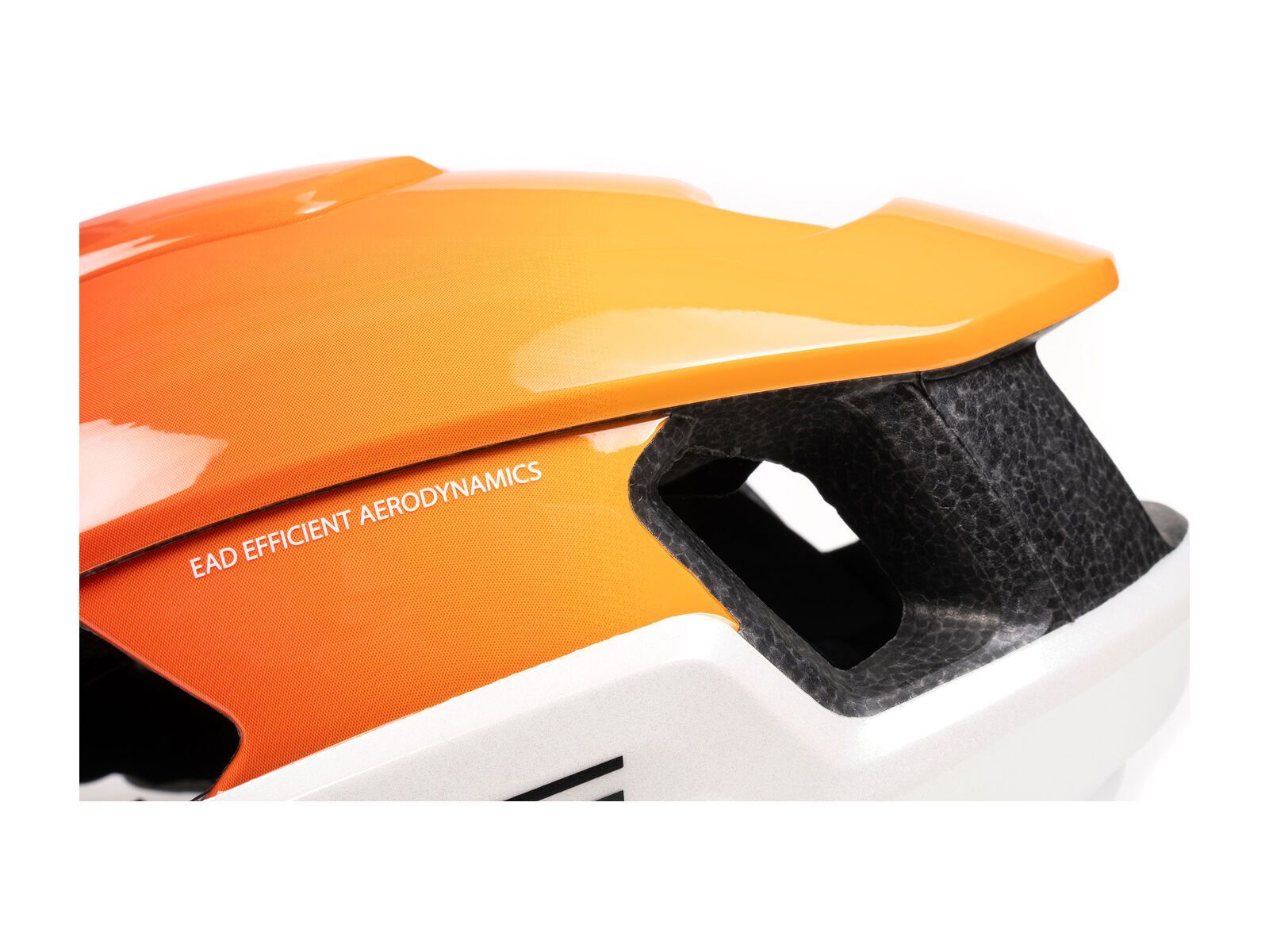 Cube Helm Heron Teamline, white'n'orange - Bild 4