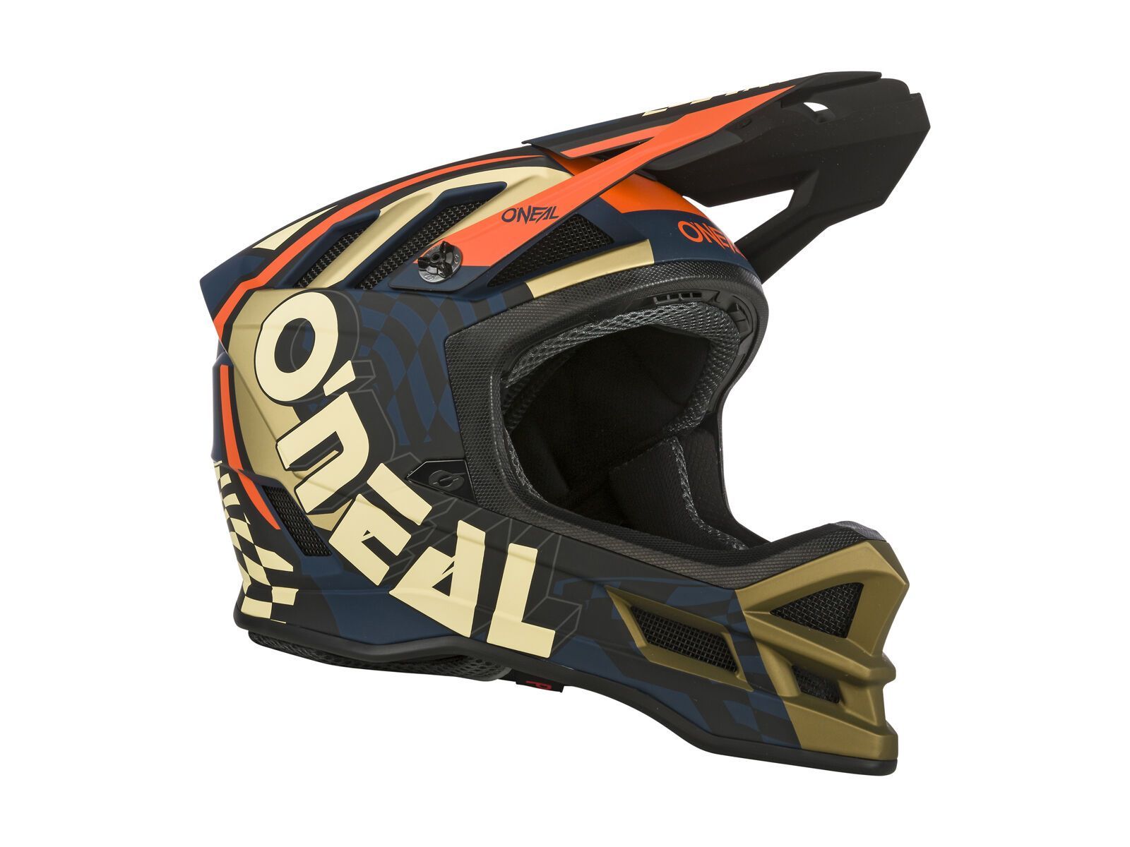 ONeal Blade Polyacrylite Helmet Zyphr, blue/orange - Bild 4