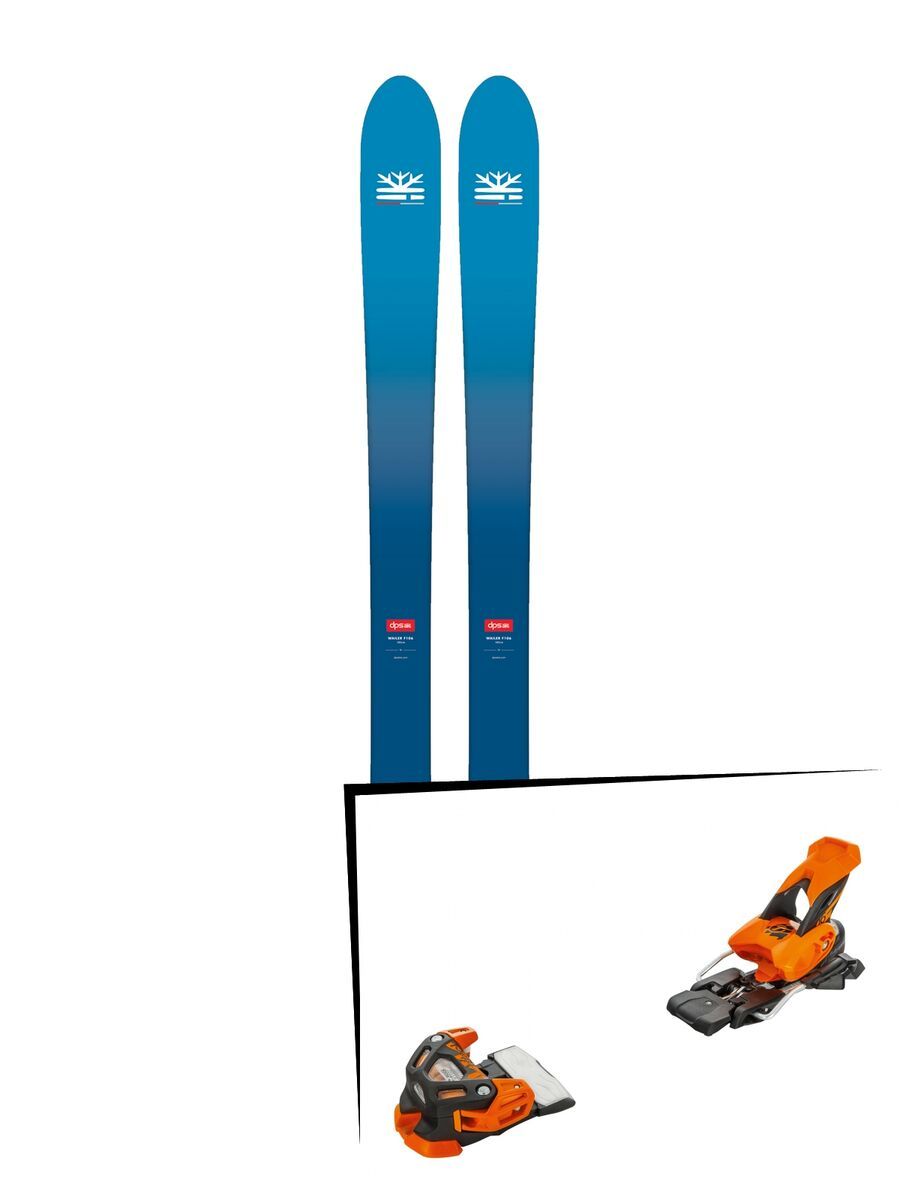 Set: DPS Skis Wailer F106 Foundation 2018 + Tyrolia Attack 16 solid black flash orange - Bild 1