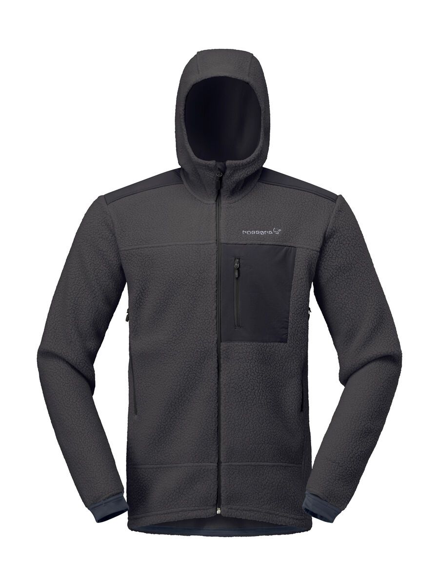 Norrona trollveggen warm3 Zip Hood M's, phantom - Bild 1