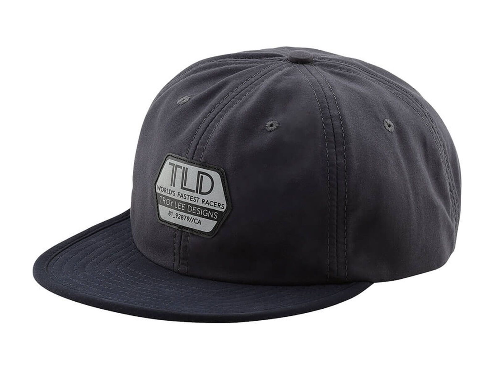 TroyLee Designs Reflective Factory Snapback Hat, pewter - Bild 1