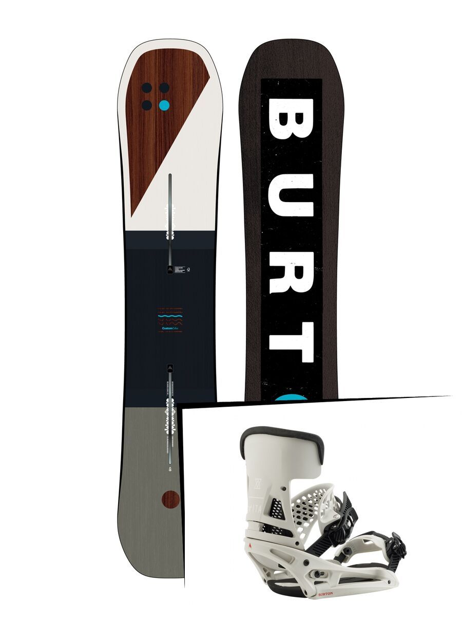 Set: Burton Custom Flying V 2019 +  Malavita EST (2218369S) - Bild 1