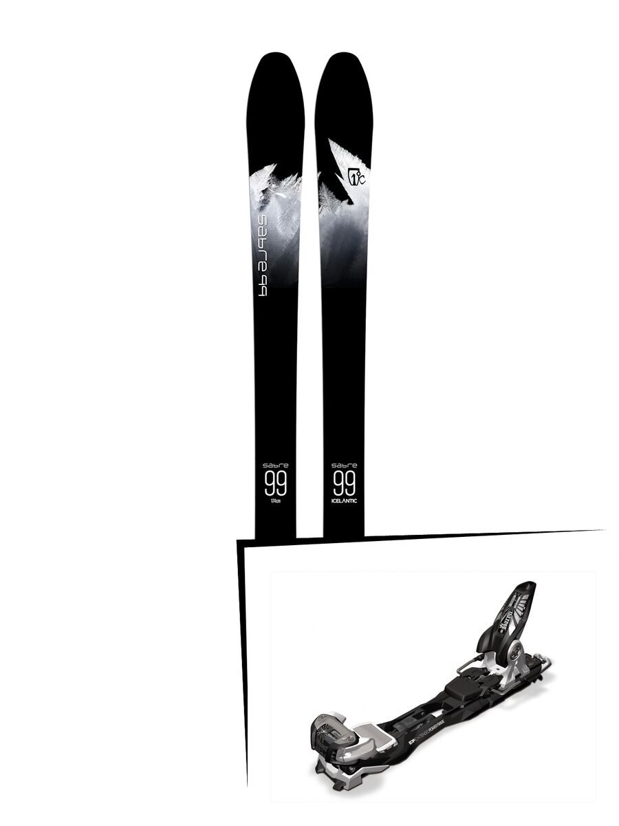 Set: Icelantic Sabre 99 2018 + Marker Baron EPF 13 - Bild 1
