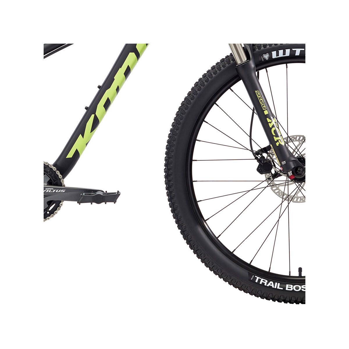 Kona Tika 26, matt black & aqua w/ green & aqua decals - Bild 4