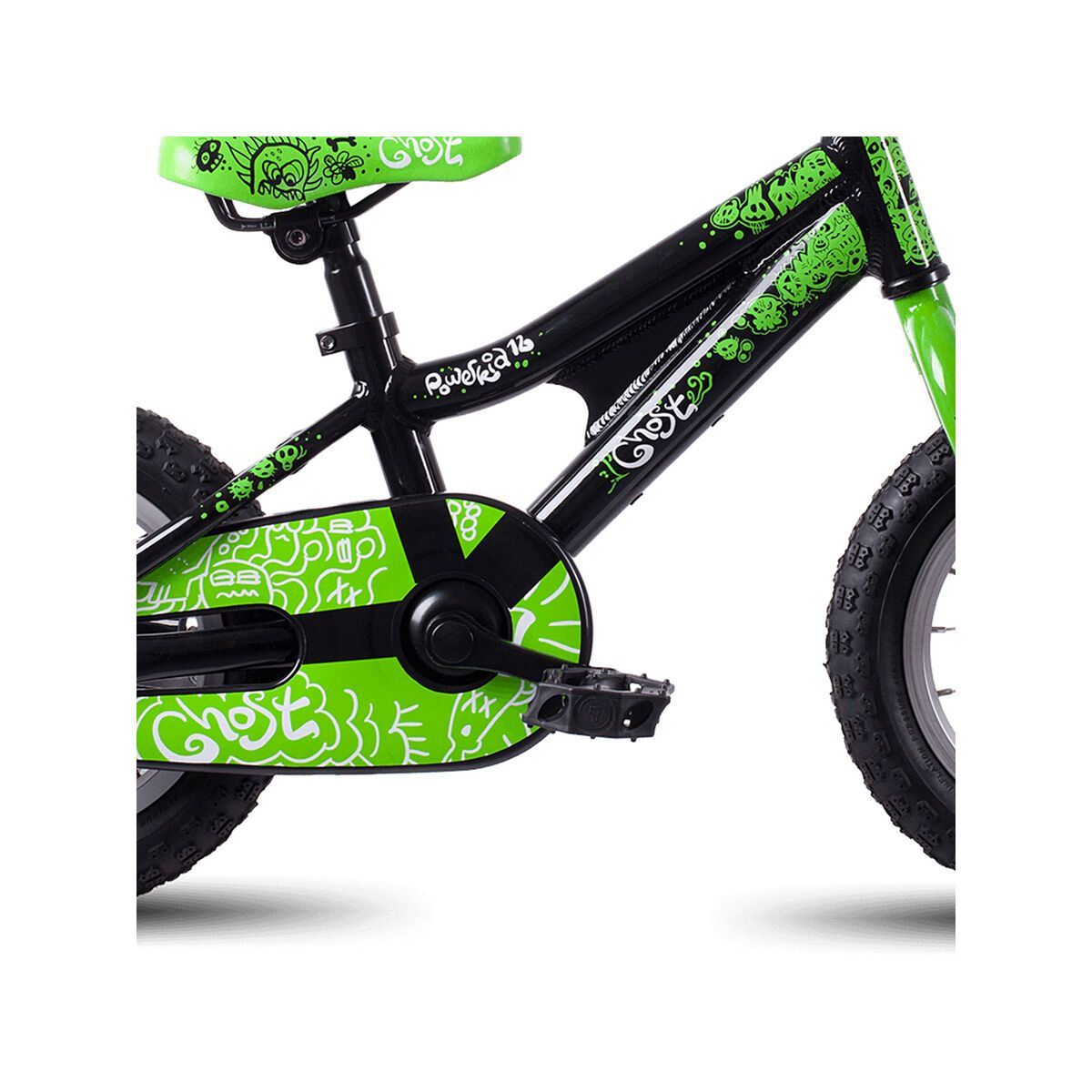 Ghost Powerkid AL 12, night black/riot green/star white - Bild 3