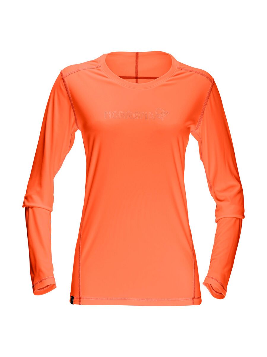 Norrona /29 tech long sleeve Shirt (W), orange alert - Bild 1