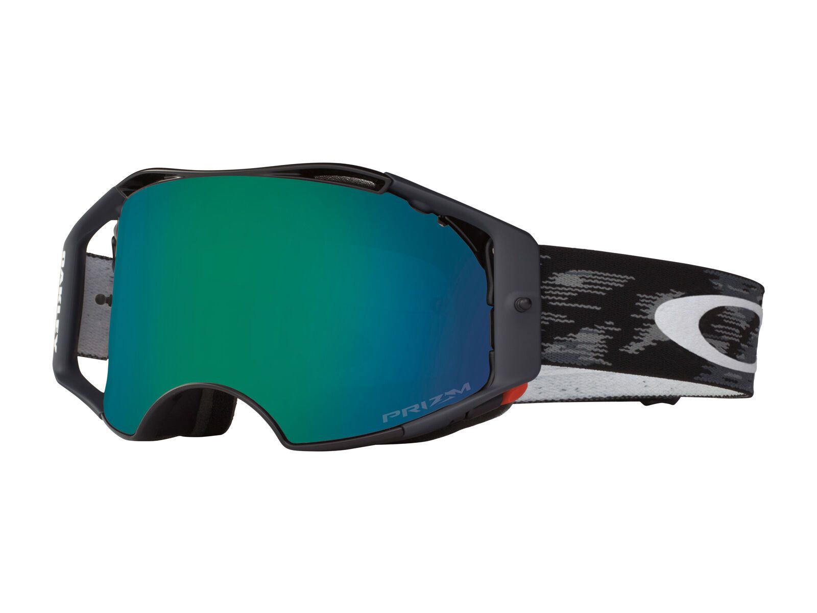 Oakley Airbrake MX Prizm, jet black/Lens: prizm mx jade - Bild 1