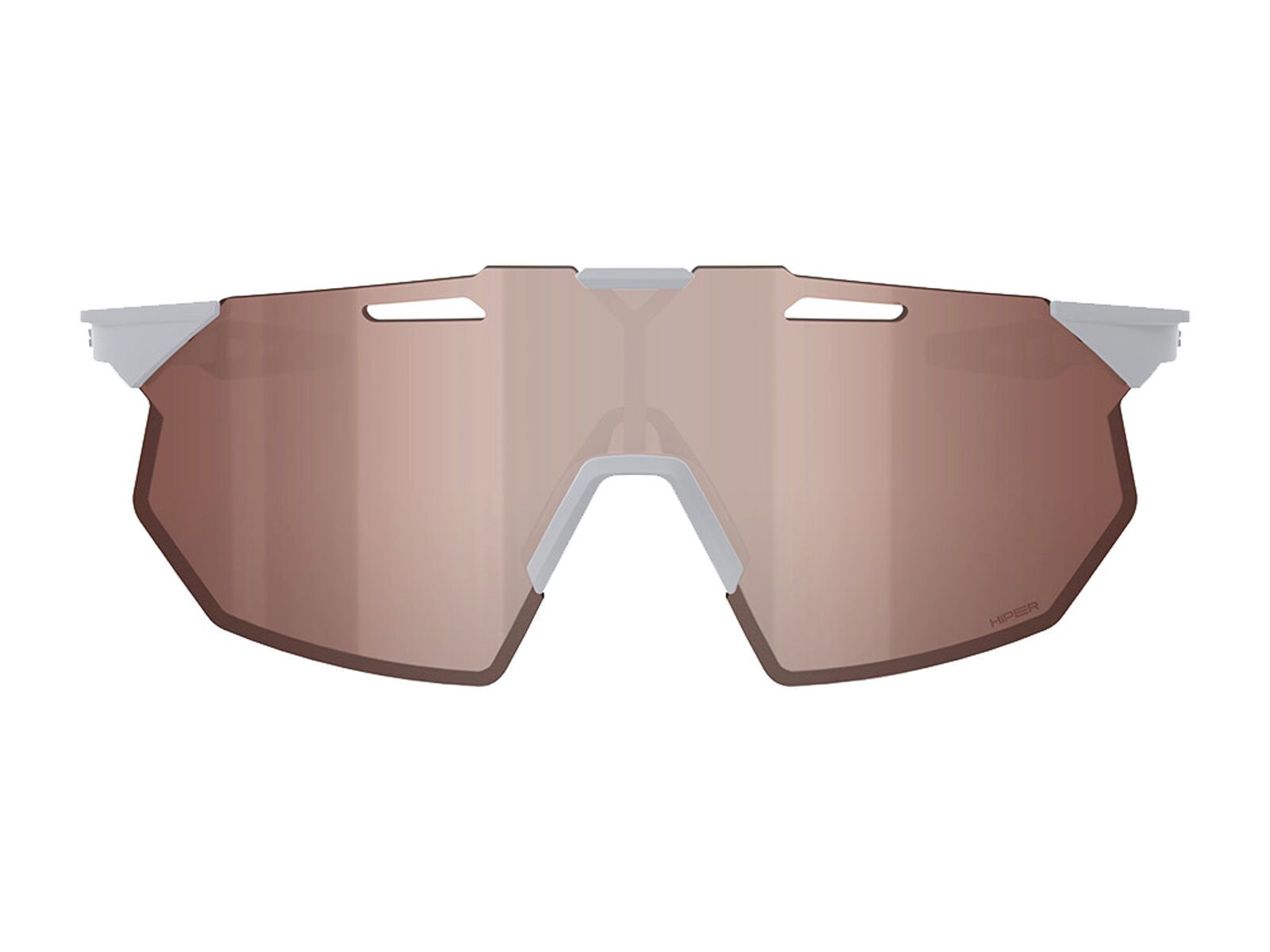 100% Hypercraft SQ, HiPER Crimson Silver ML Mirror / matte stone grey - Bild 3