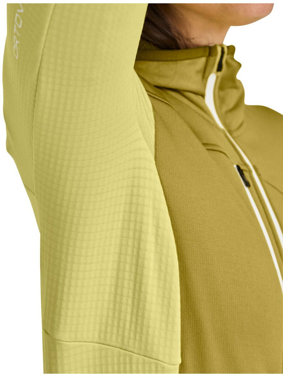 Ortovox Merino Fleece Grid Hoody W, deep ocean - Bild 3